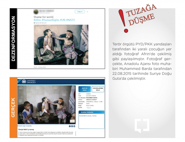 YPG/PKK'nın 'Afrin' yalanları tek tek deşifre edildi